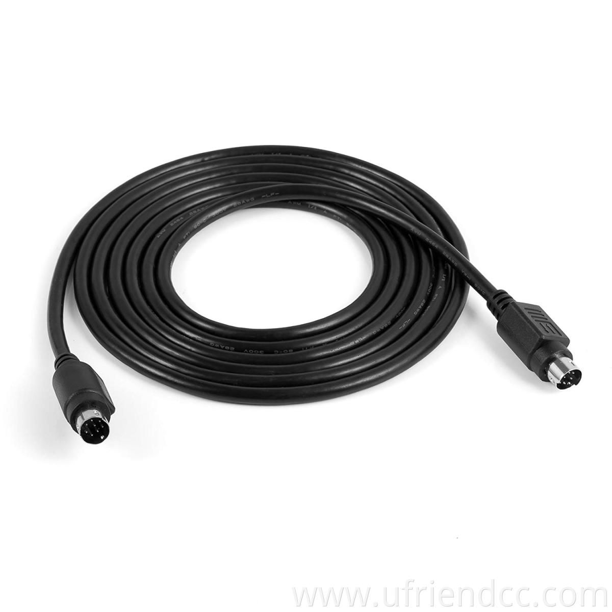 Custom Male to Male Female 9PIN MINI DIN Cable for Computer Audio Video